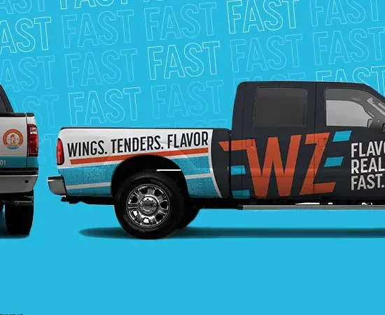 Wing Zone Truck Wrap