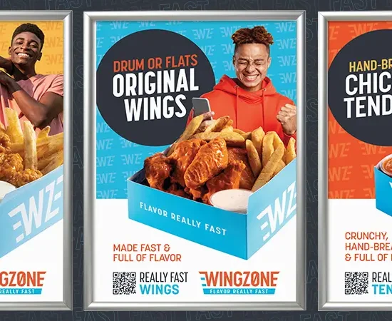 Wing Zone Promotional Posters