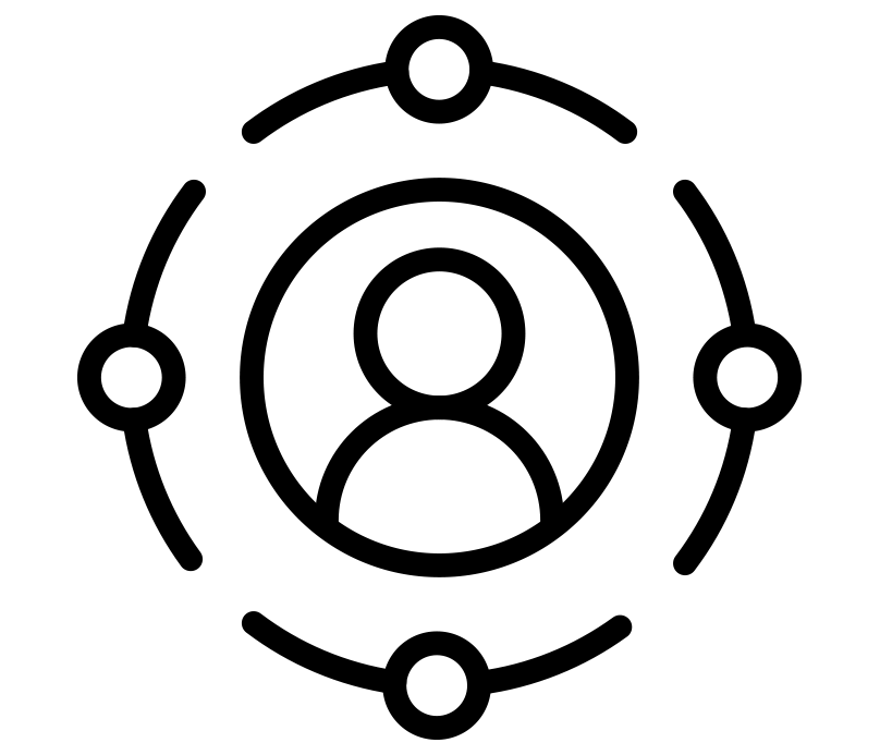 user-centric approach icon