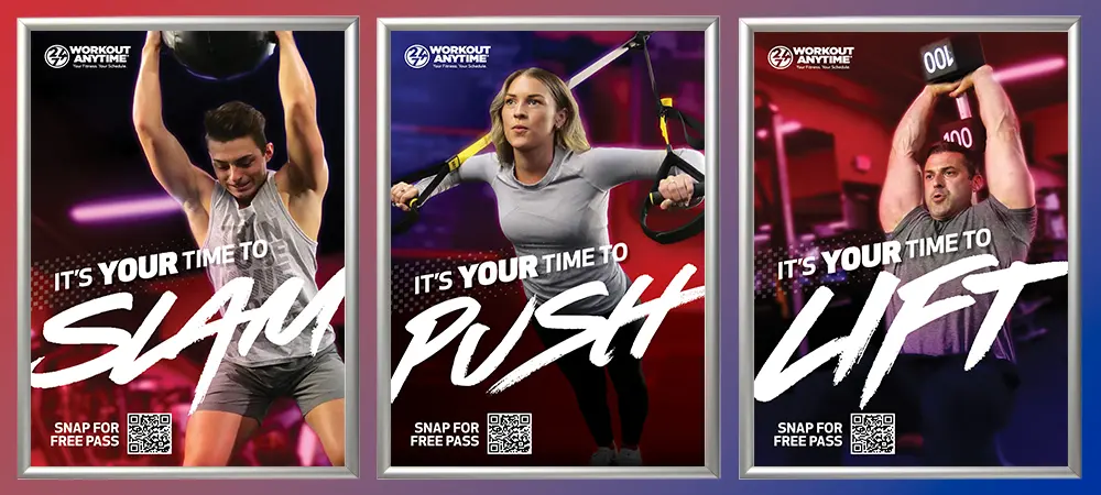 Workout Anytime Posters