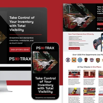 PS Trax Landing Page