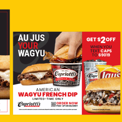 Capriotti's French Dip Outbound Materials