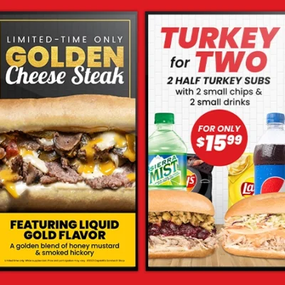 Capriotti's In-Store Promo Boards
