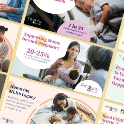 ProgenyHealth Linkedin social graphics